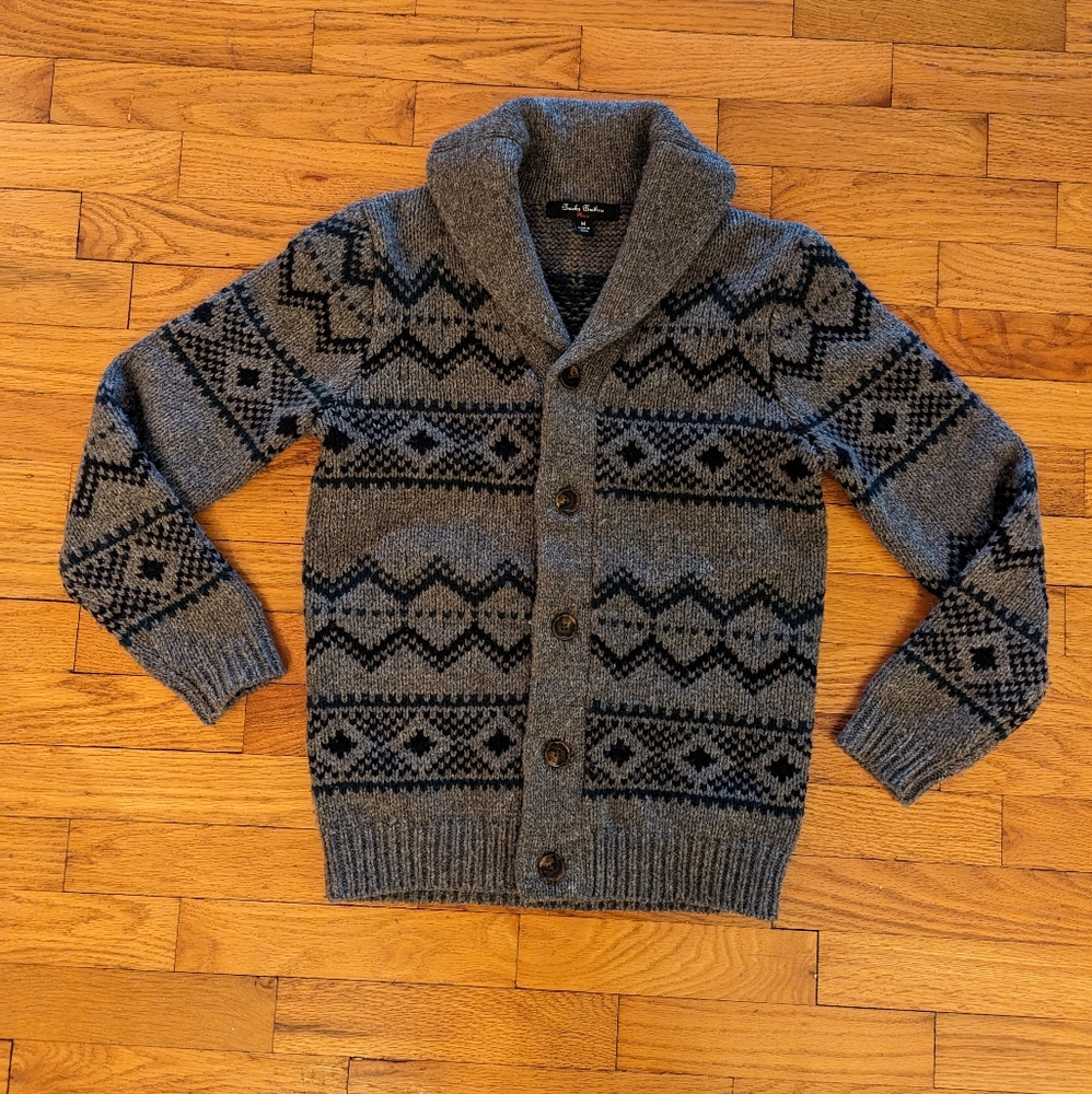 Brooks Brothers Wool Button Down Cardigan Sweater